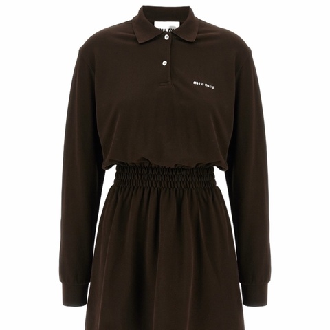 Miu Miu 女士 棉質Polo連衣裙IT-40碼