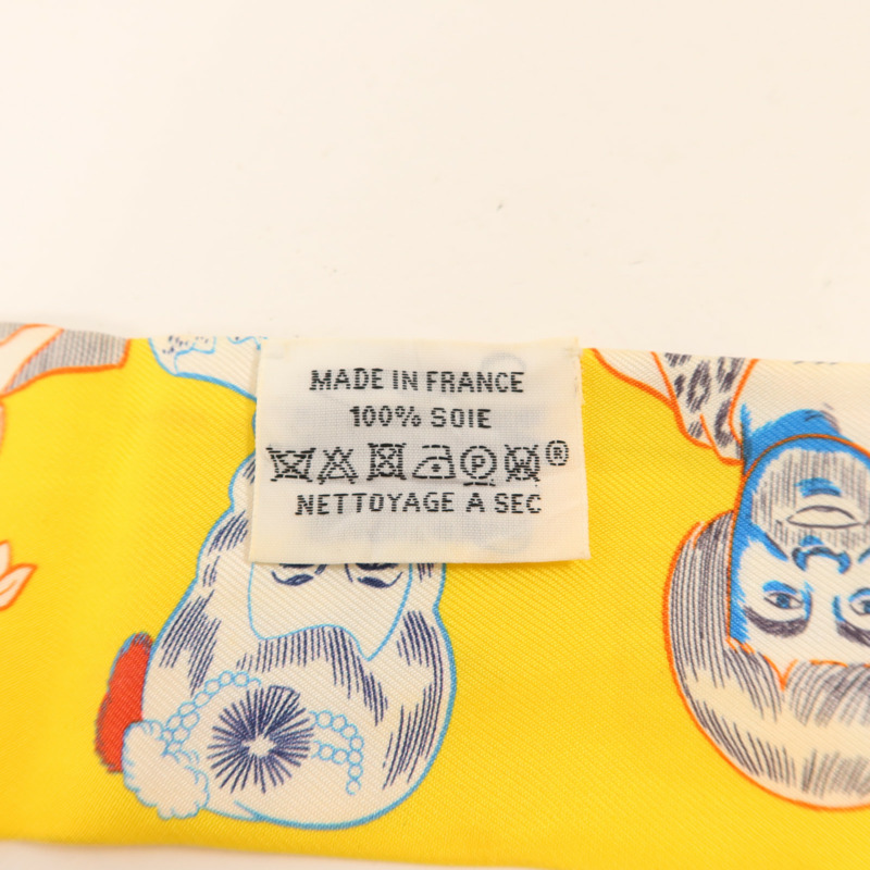 HERMES 絲質Twilly絲巾-6