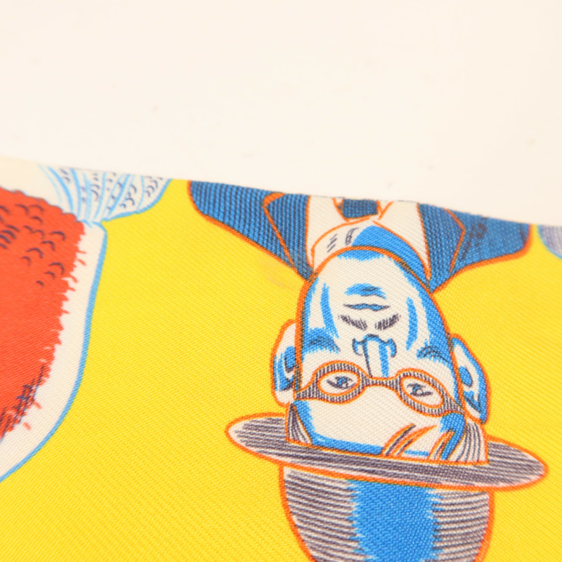 HERMES 絲質Twilly絲巾-10