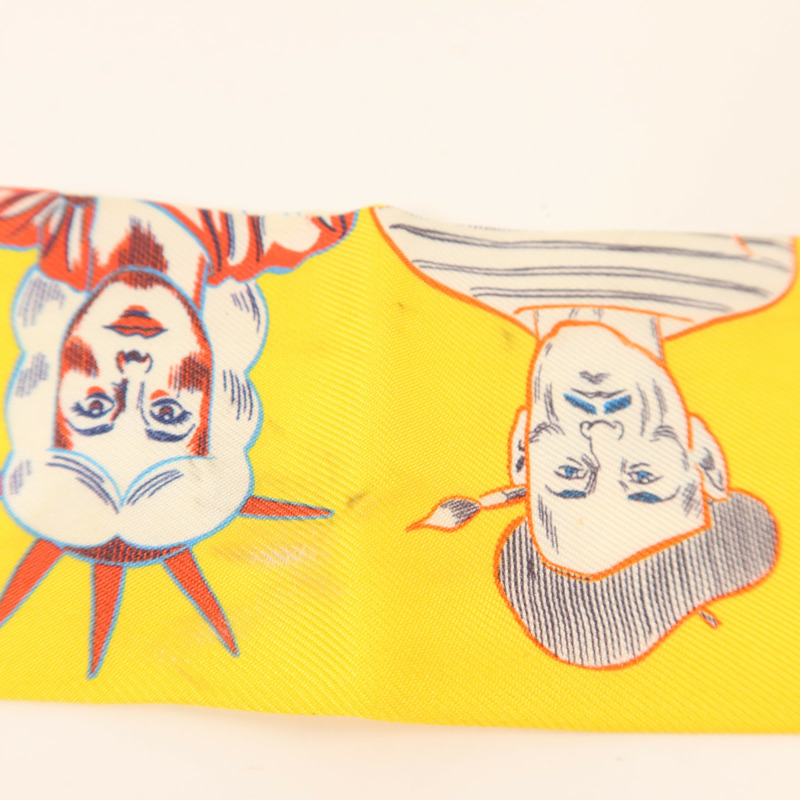 HERMES 絲質Twilly絲巾-11