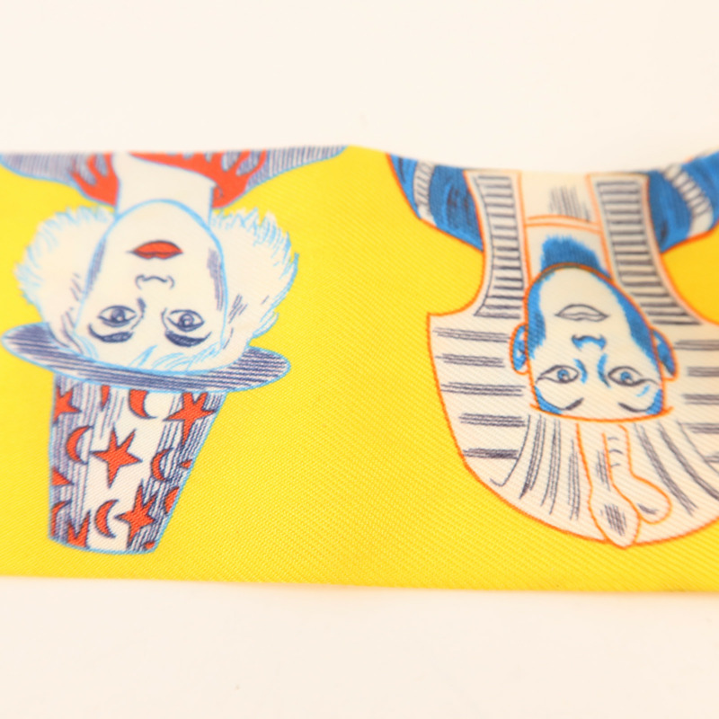 HERMES 絲質Twilly絲巾-12