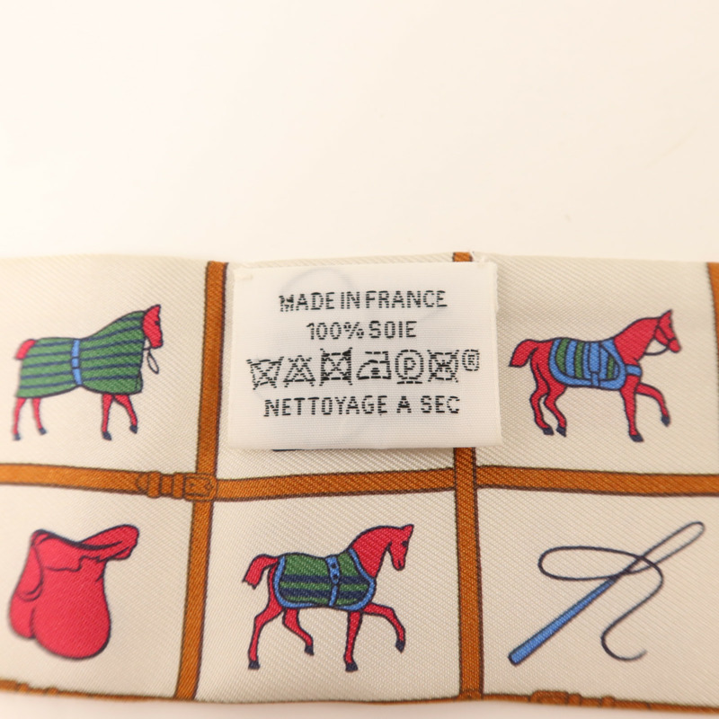 HERMES 絲質Twilly絲巾-5