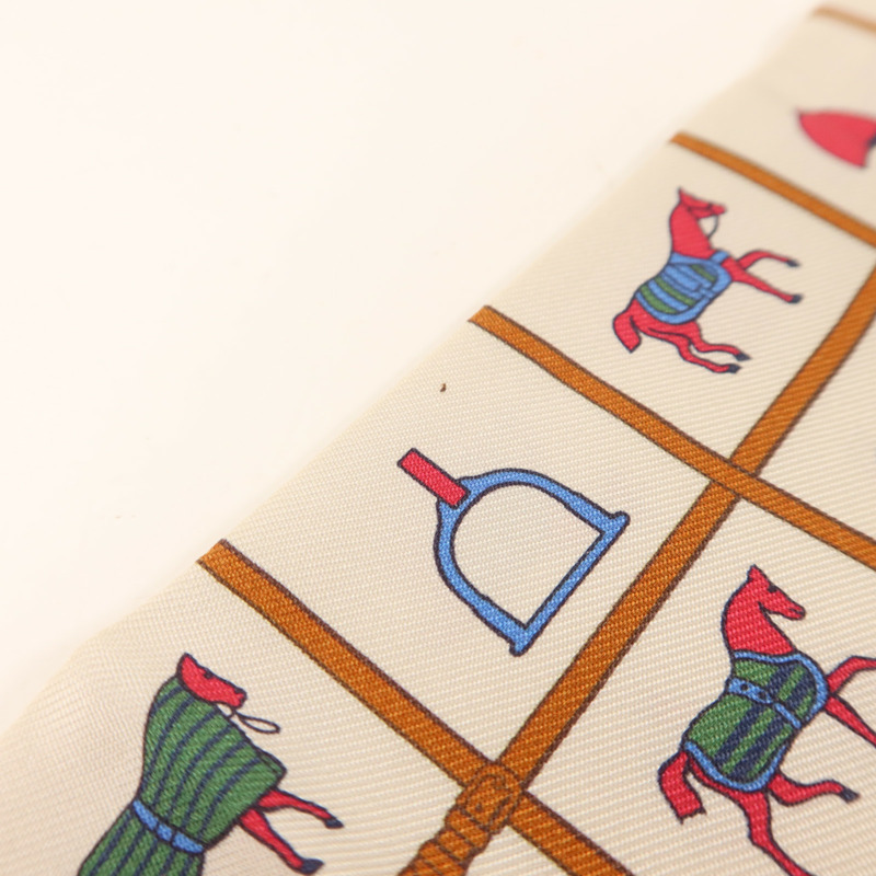 HERMES 絲質Twilly絲巾-8