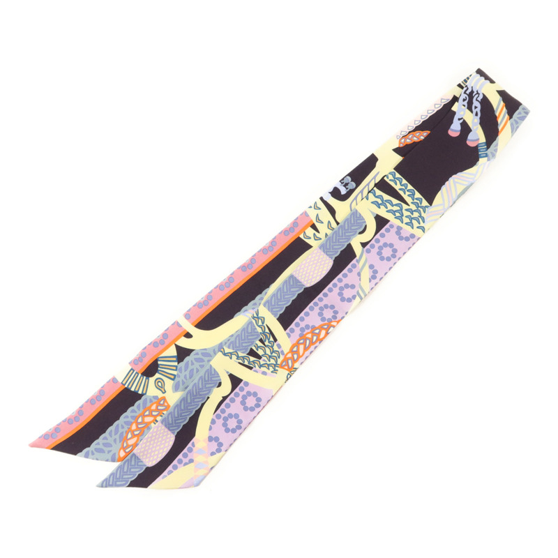 HERMES 絲質Twilly絲巾-1