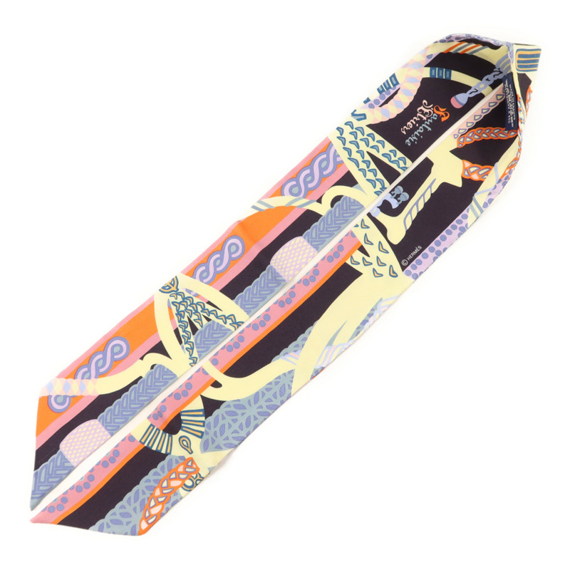 HERMES 絲質Twilly絲巾-2