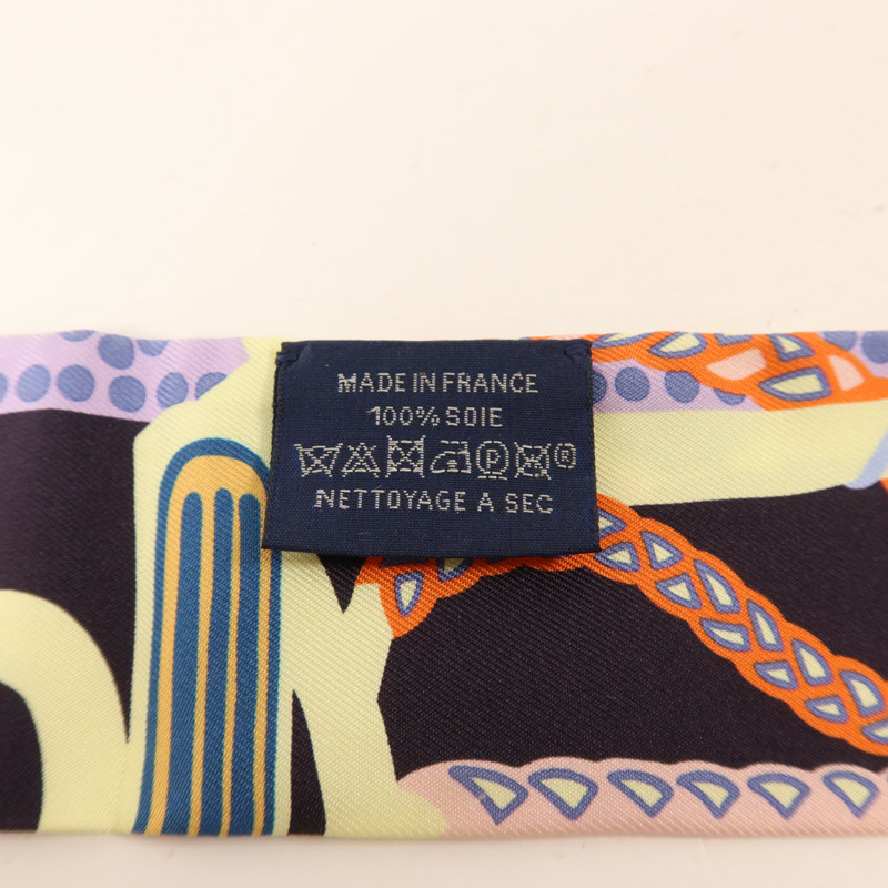 HERMES 絲質Twilly絲巾-6