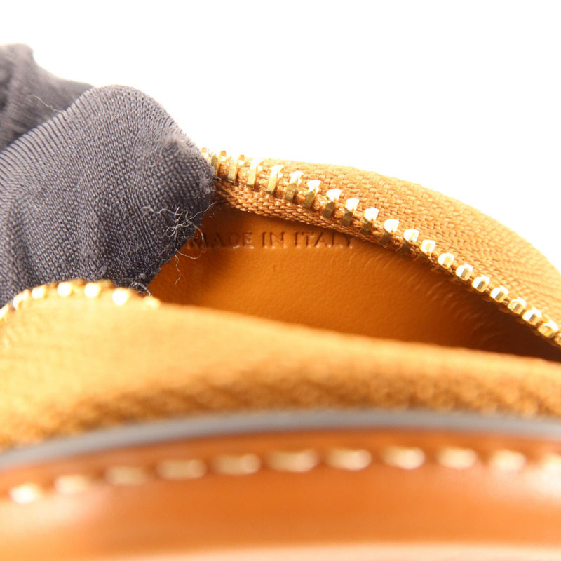 CELINE 牛皮皮革Purse with Hook金扣零錢包-5