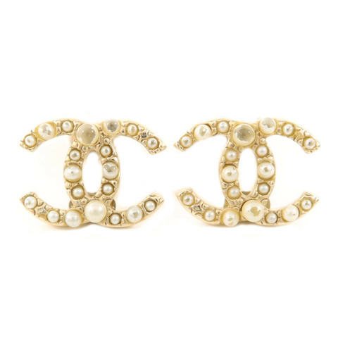 CHANEL 金屬/PVC Earrings耳環