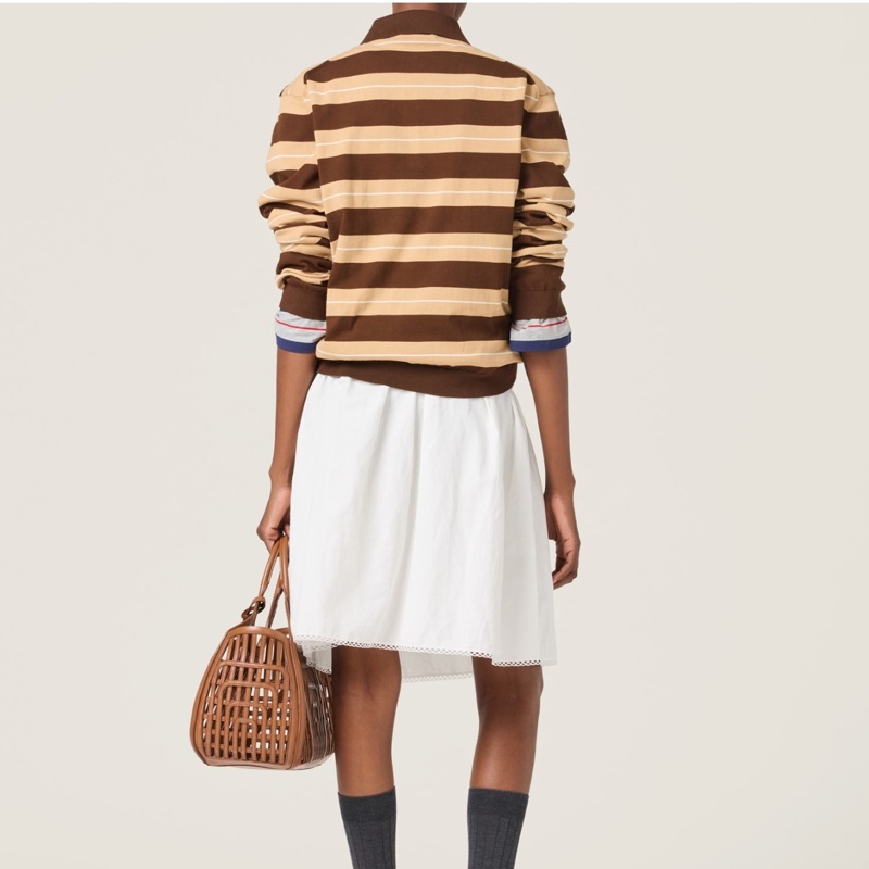 Miu Miu 女士 棉質Polo衫IT-36 IT-38 IT-40 IT-42 IT-44碼-3