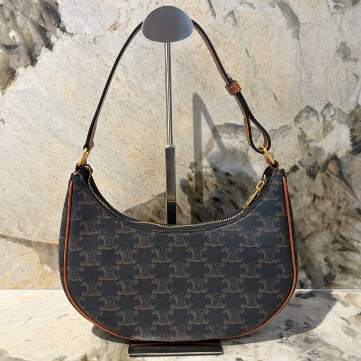 Celine 凱旋門原花帆布AVA腋下包-0