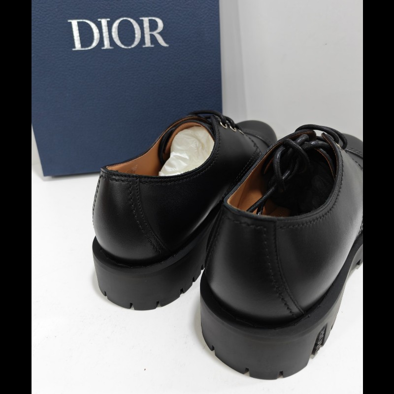 Dior Explorer III 男款皮鞋 黑色經典款德比鞋 43碼-2