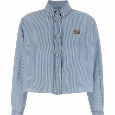 Miu Miu 女士 條紋襯衫IT-36 IT-38 IT-40 IT-42 IT-44碼-1