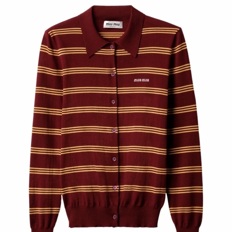 Miu Miu 女士 長袖針織開衫IT-36 IT-38 IT-40 IT-42 IT-44碼