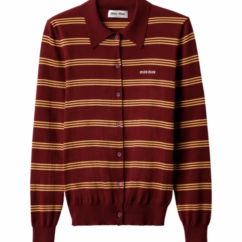 Miu Miu 女士 長袖針織開衫IT-36 IT-38 IT-40 IT-42 IT-44碼-4