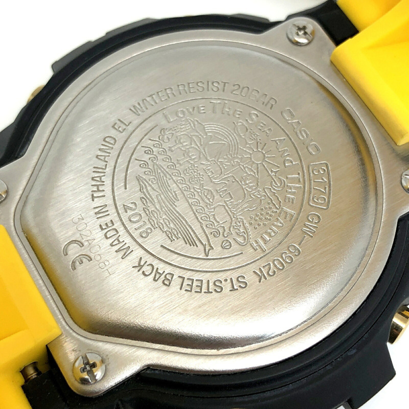 卡西歐 G-SHOCK Irukuji 2018 電波太陽能手錶 GW-6902K-9,第一代復刻版,黑黃配色,鯨魚 EL 背光設計,ICERC 三國丘店六月發售-7