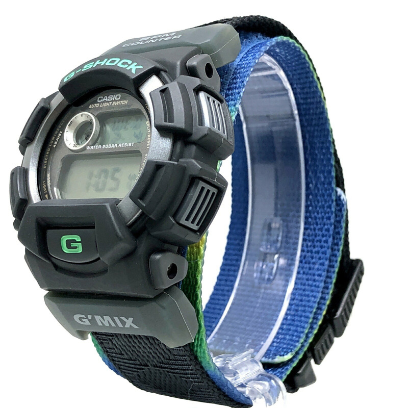 Casio G-SHOCK DW-9550BN-1T G'MIX 巴西混合腕錶,附心率計數器,黑色,1998 年 7 月發售,Mikunigaoka 商店-2