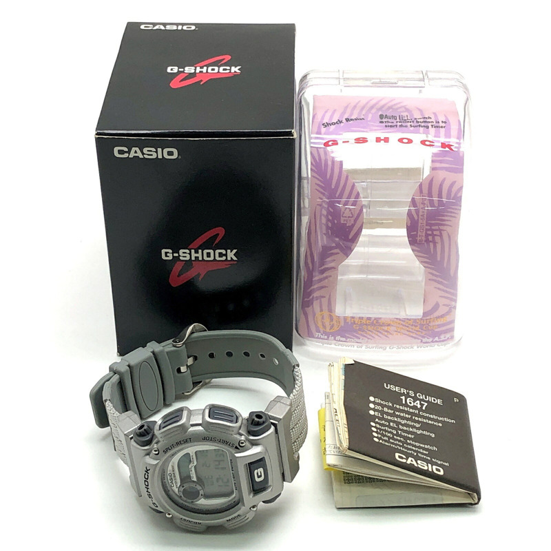 卡西歐 G-SHOCK DW-9000AS-8BT X-tream 三冠王世界盃銀色腕錶,1997 年 5 月發售,三國丘店-9