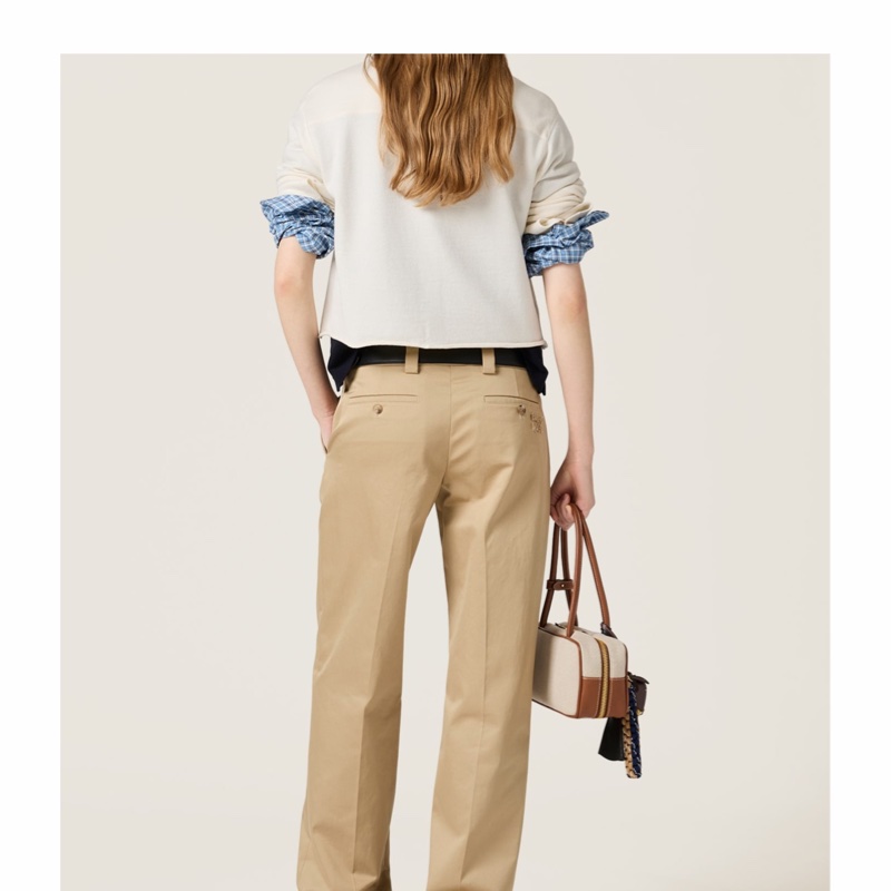 Miu Miu 女士 長袖襯衫IT-38 IT-40 IT-42碼-4