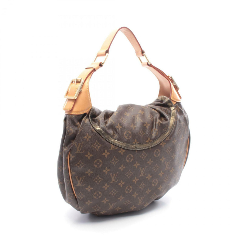 路易威登 Kalahari GM 肩背包/手提包,塗層帆布和皮革材質,飾有 Monogram 圖案,棕色,M97015-1