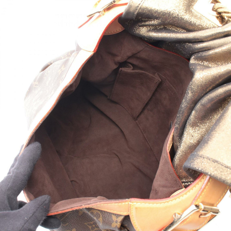 路易威登 Kalahari GM 肩背包/手提包,塗層帆布和皮革材質,飾有 Monogram 圖案,棕色,M97015-2