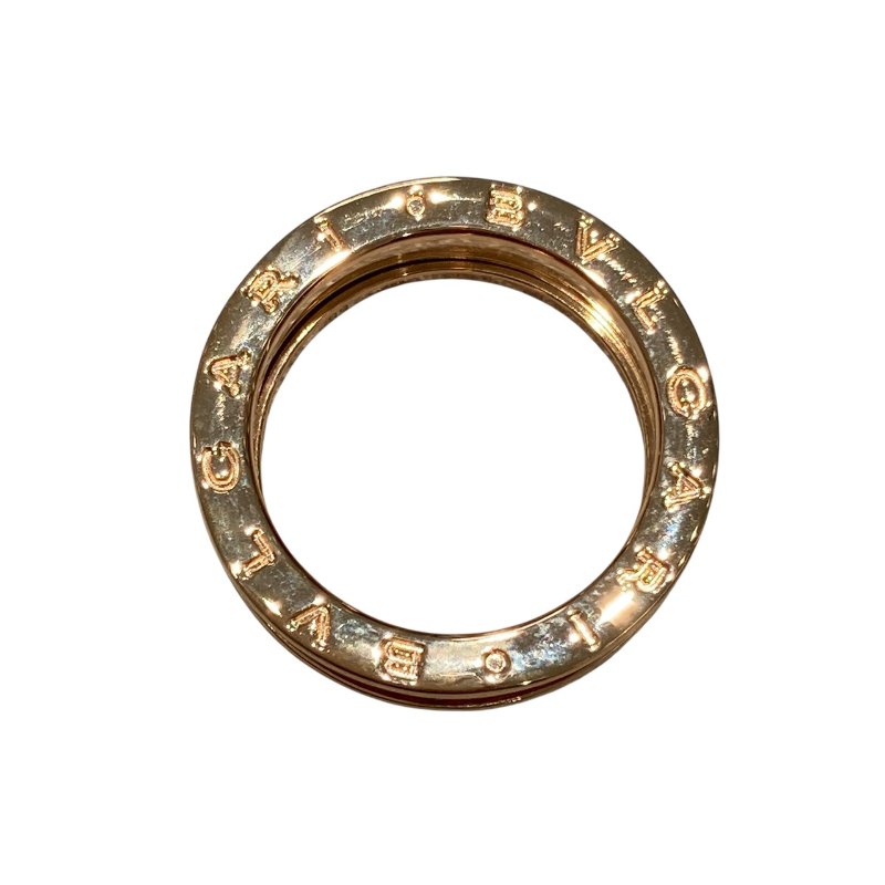 BVLGARI 寶格麗 B.zero1 RING SIZE:55 18K 陶瓷 戒指 黑色 玫瑰金 PG-2