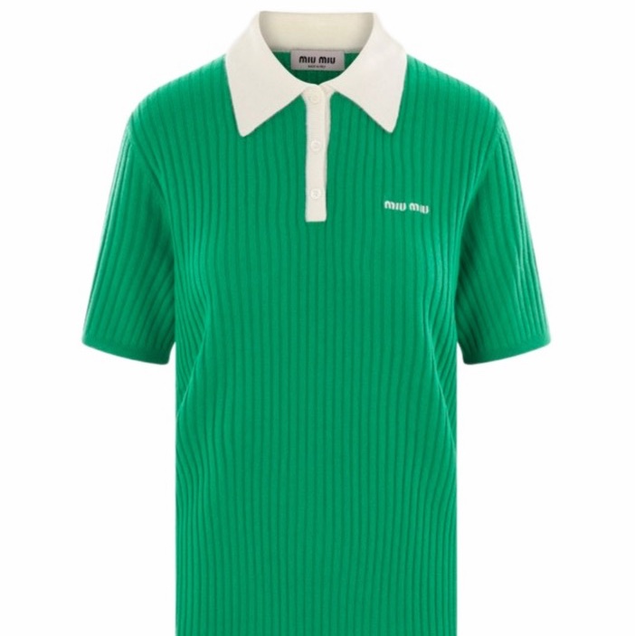 Miu Miu 女士 短袖針織衫IT-40 碼-0
