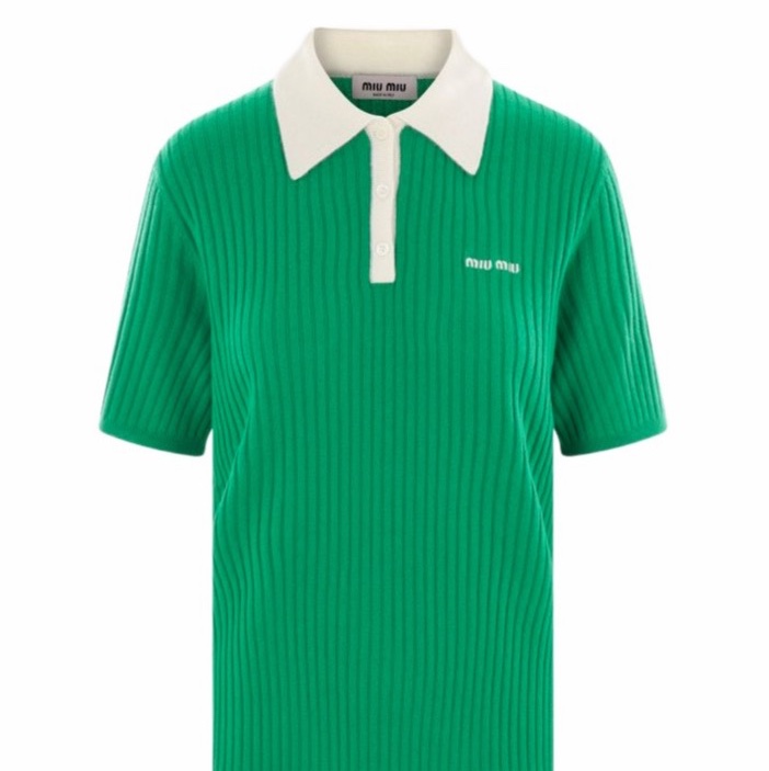 Miu Miu 女士 短袖針織衫IT-40 碼-3