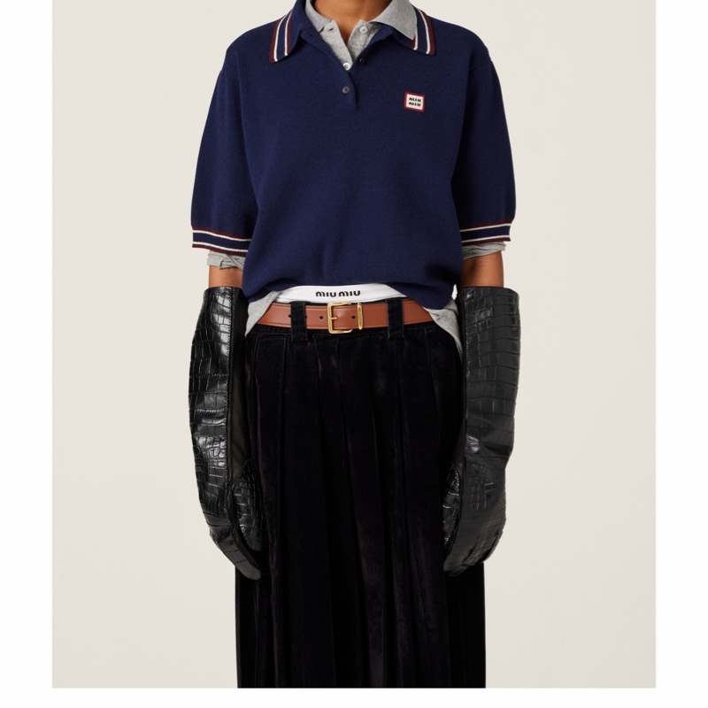 Miu Miu 女士 短袖Polo 針織衫IT-36 IT-38 IT-40 IT-42碼-1