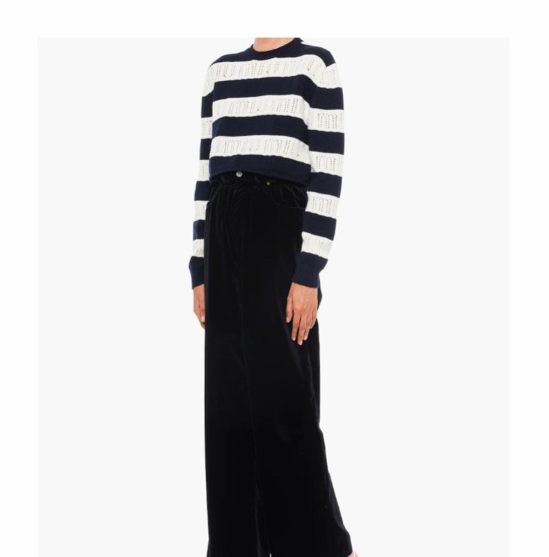 Miu Miu 女士 鏤空細節針織套頭衫IT-36碼-4