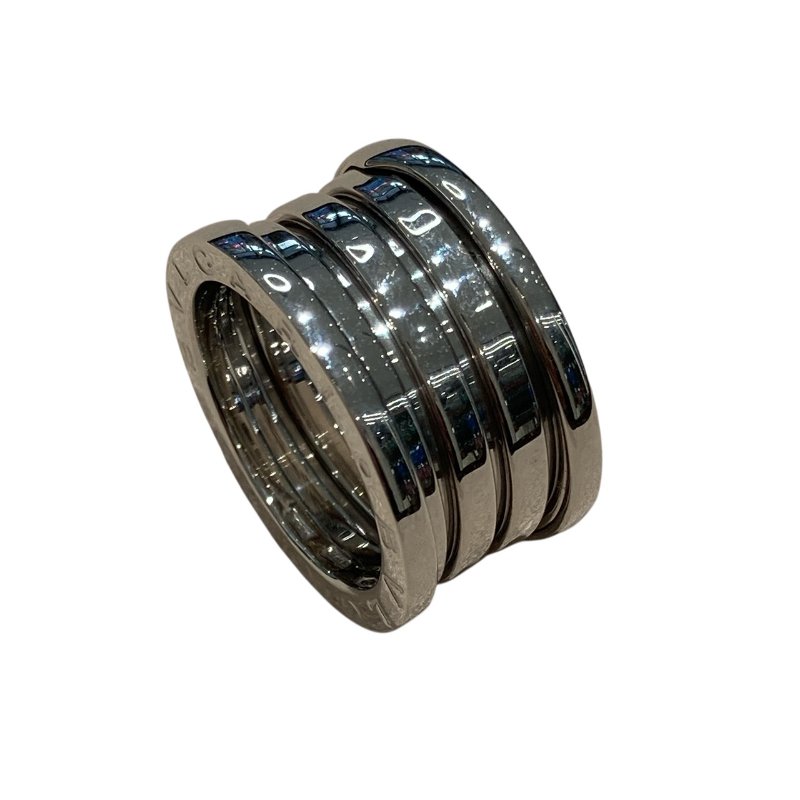 BVLGARI 寶格麗 346594 B.ZERO1 FOUR BANDS RING SIZE:51 18K 戒指 銀色 WG-4