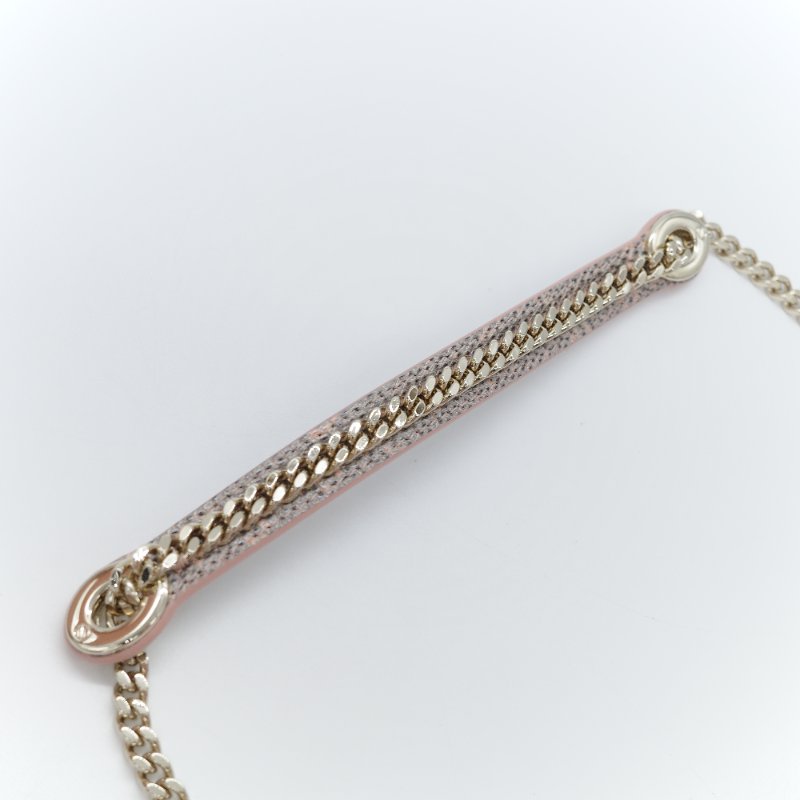 Dior 迪奧 Mini Lady Dior 粉灰漸層色 蜥蜴皮 手提包-16