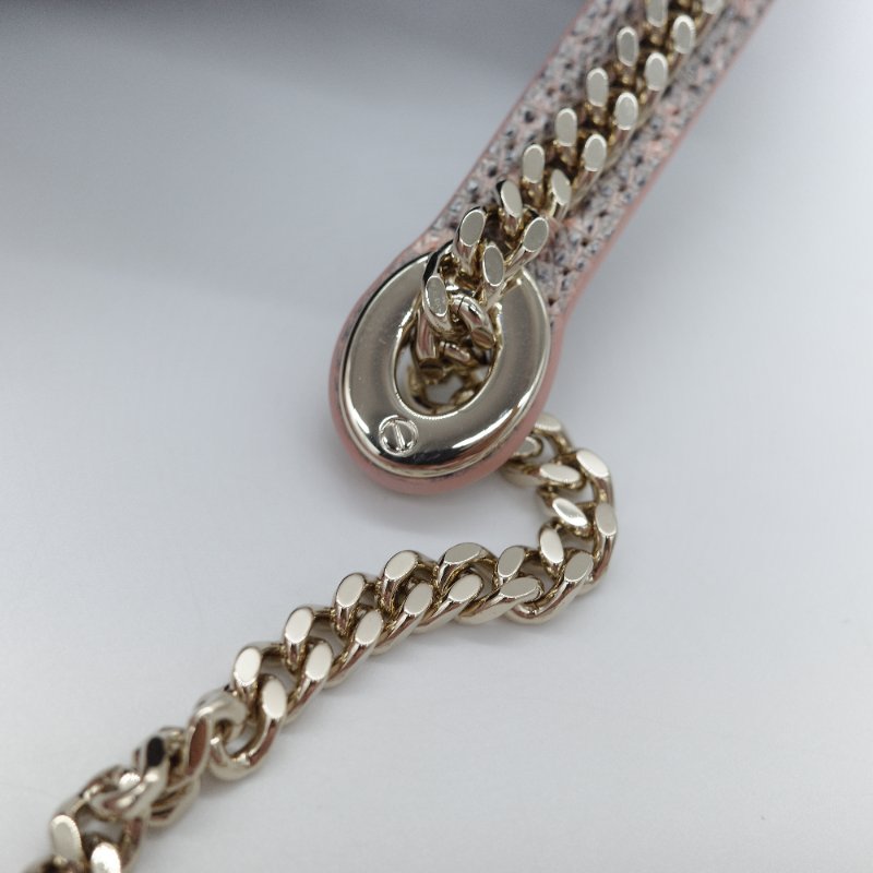 Dior 迪奧 Mini Lady Dior 粉灰漸層色 蜥蜴皮 手提包-17