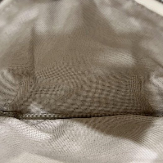 東區正精品㊣GUCCI 530412 近全新白色全皮藍紅藍LOGO側背包斜背腰包胸口包 RZ6260-3