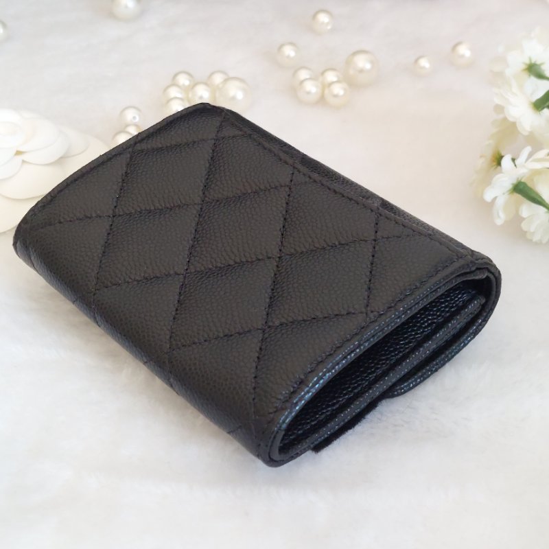 Chanel ~AP0220 🎀現貨實拍 🎀香奈兒雙層金扣~ 零錢卡包~~近新品(僅拍照)-23