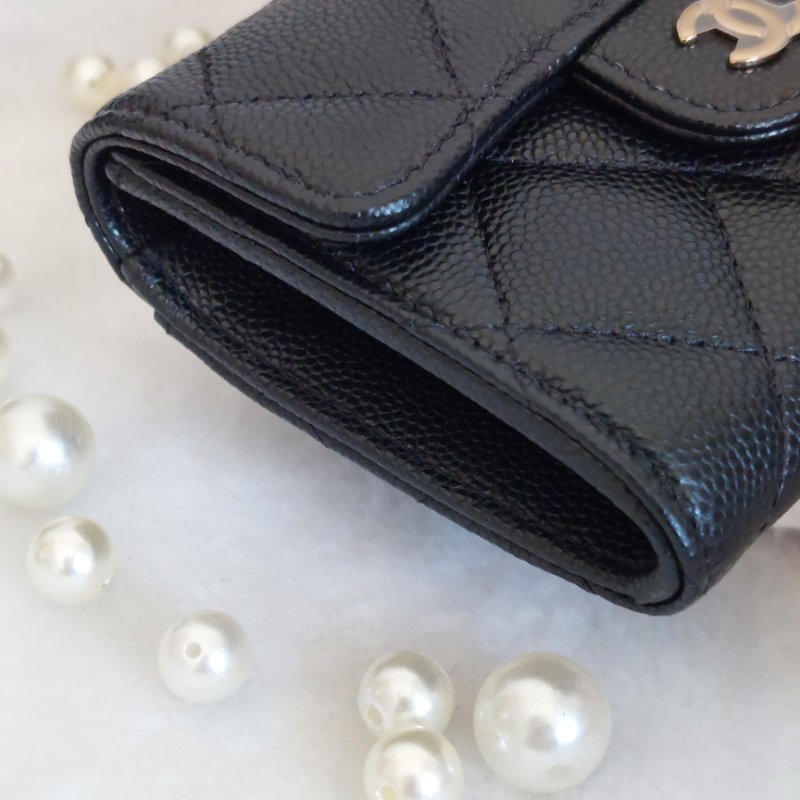 Chanel ~AP0220 🎀現貨實拍 🎀香奈兒雙層金扣~ 零錢卡包~~近新品(僅拍照)-32