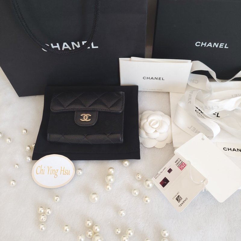 Chanel ~AP0220 🎀現貨實拍 🎀香奈兒雙層金扣~ 零錢卡包~~近新品(僅拍照)-52