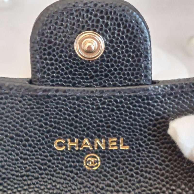 Chanel ~AP0220 🎀現貨實拍 🎀香奈兒雙層金扣~ 零錢卡包~~近新品(僅拍照)-61