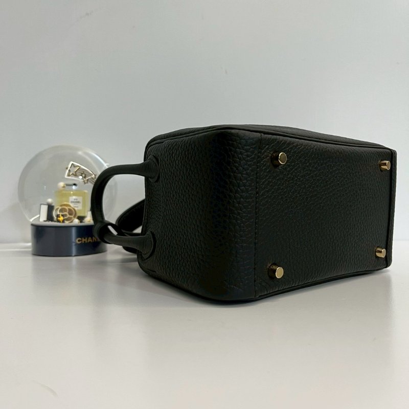 Hermes Mini Lindy 二代 黑金 K刻 TC皮 全新全配-4
