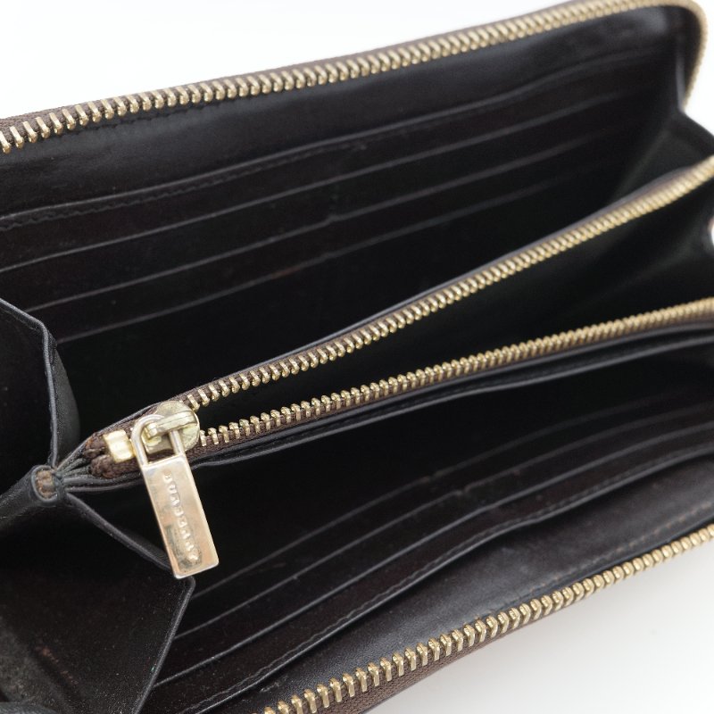 Burberry 博柏利 Haymarket Check 經典格紋拉鍊長夾-8