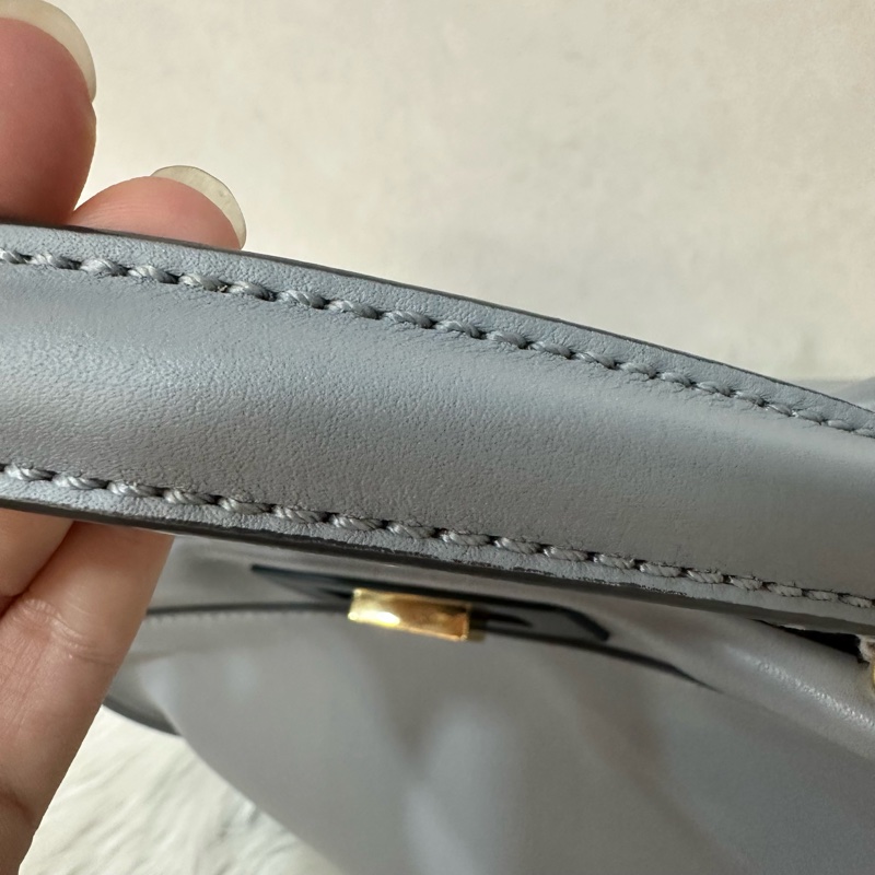 fendi 8BN290 天空藍牛皮雙層斜背包 peekaboo-45