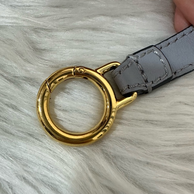 fendi 8BN290 天空藍牛皮雙層斜背包 peekaboo-75