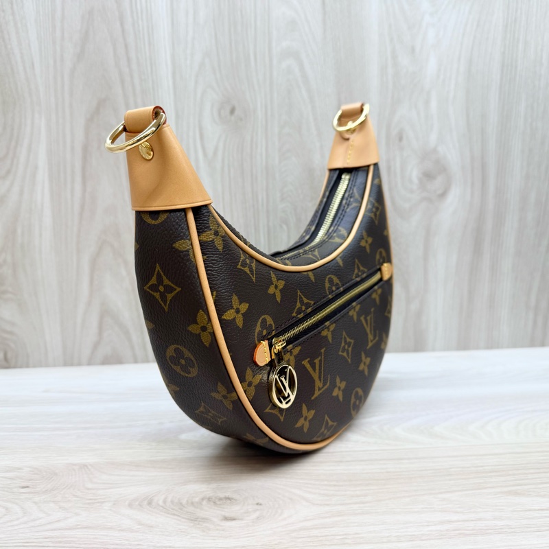 LV原花金釦LOOP彎月腋下包 M81098-6