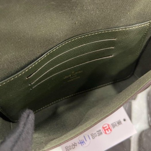 東區正精品㊣LV M80091 FÉLICIE STRAP & GO 原花綠色背帶二合一斜背包信封包RZ6262-2