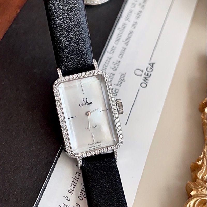 Omega•高奢鑽石立體切割鏡•仙女貝母盤•蝶飛 系列•-2