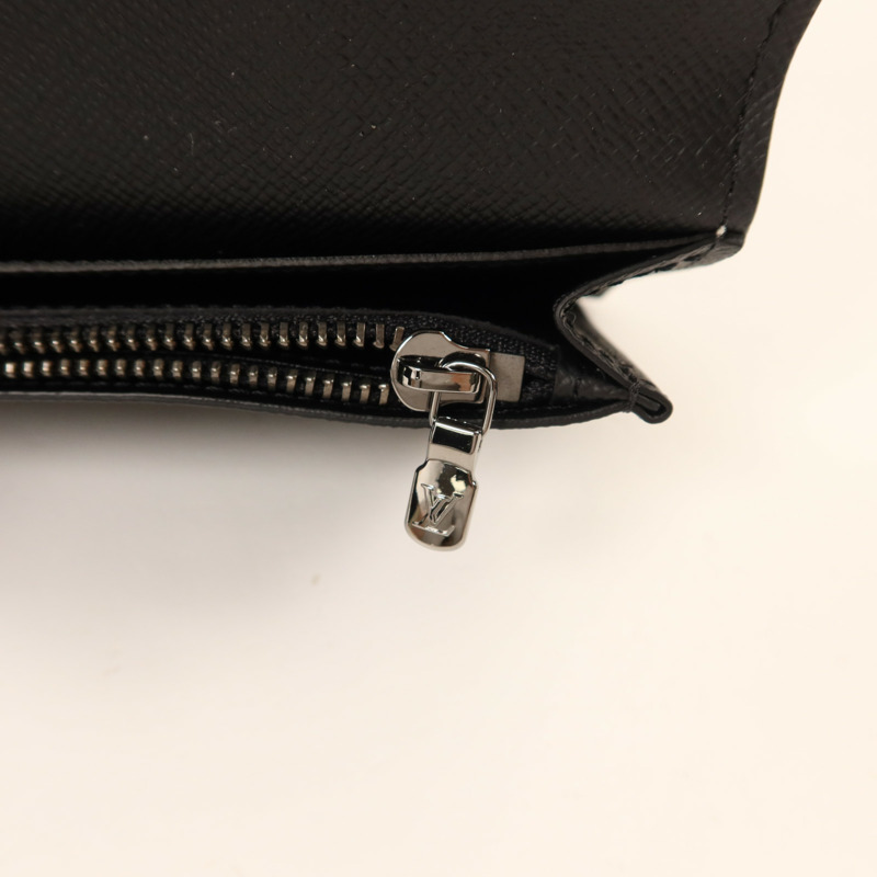 LOUIS VUITTON Monogram Eclipse Brazza銀扣長錢包-7