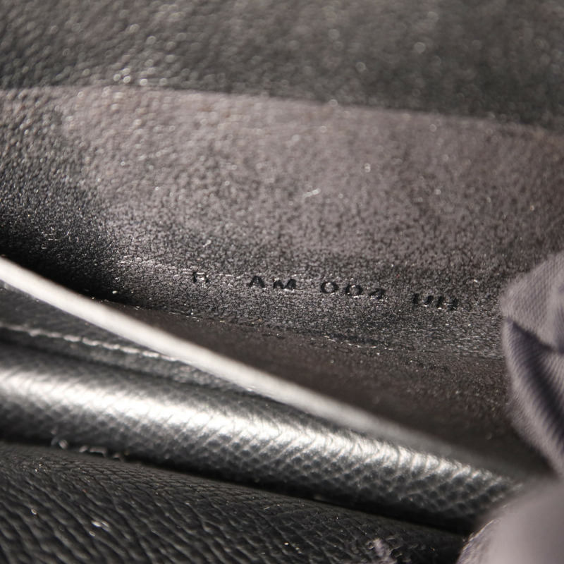 HERMES Epsom皮革Constance Slim銀扣錢包Noir-6