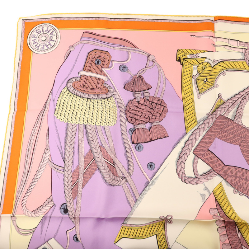 HERMES 絲質Scarf 90x90絲巾-1