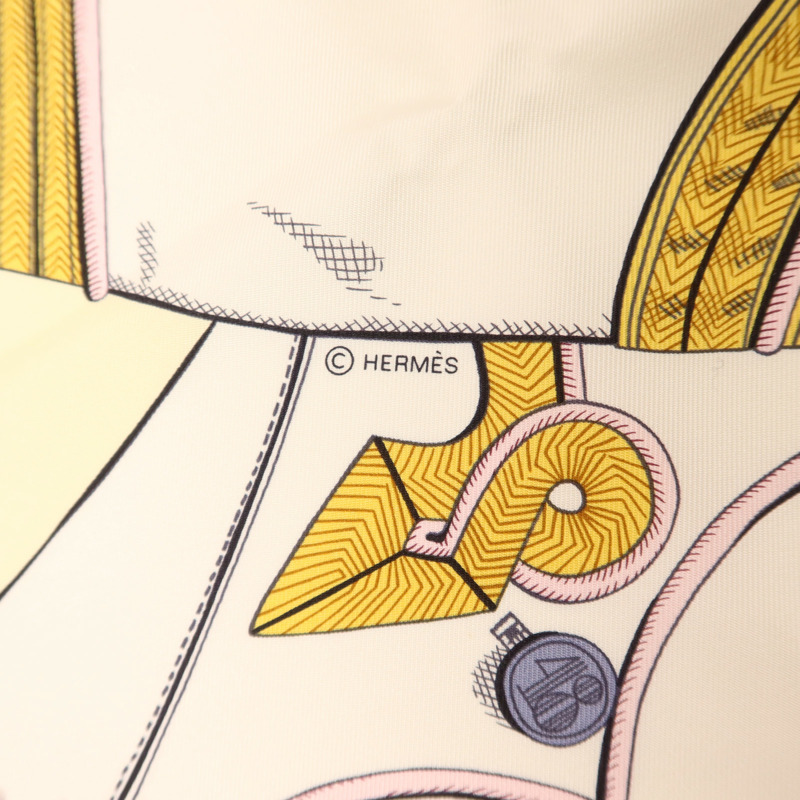 HERMES 絲質Scarf 90x90絲巾-7