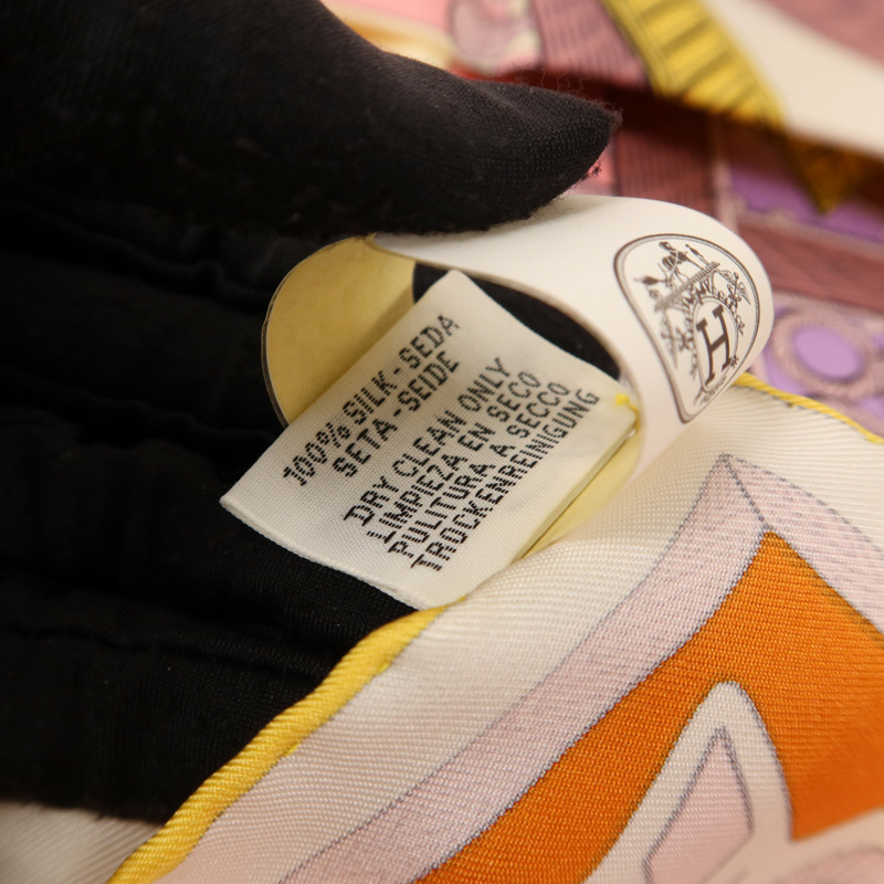 HERMES 絲質Scarf 90x90絲巾-9