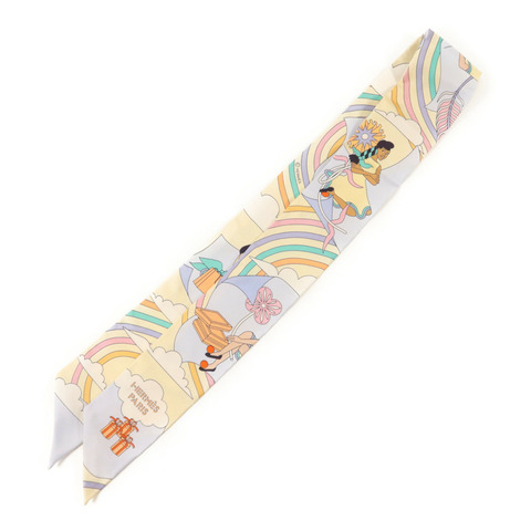 HERMES 絲質Twilly絲巾